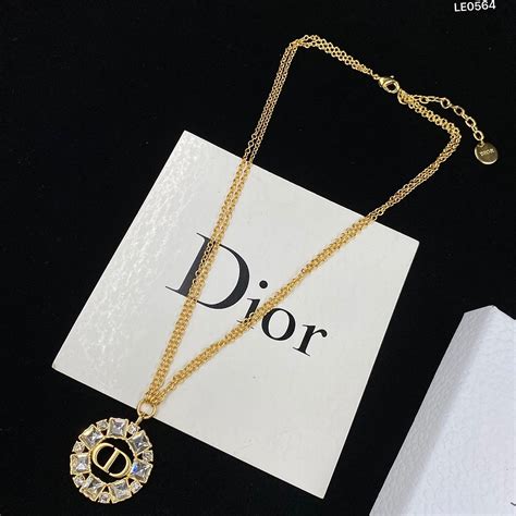 fake christian dior necklace|dior chunky necklace.